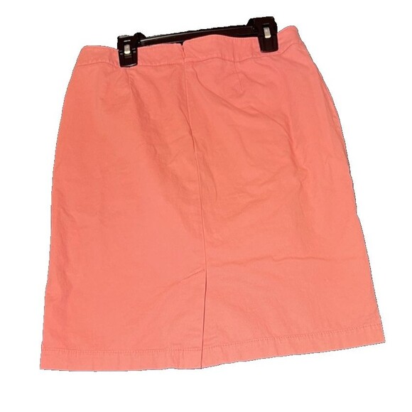 Talbots Pencil Skirt Pink Womens Size 2P Straight Lined Knee Length‎ Office Zip - Picture 2 of 13